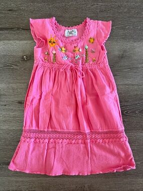 100% cotton Isabella Mia dress made in Peru, size 6